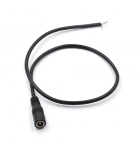 dc5.5*2.1mm female to open cable